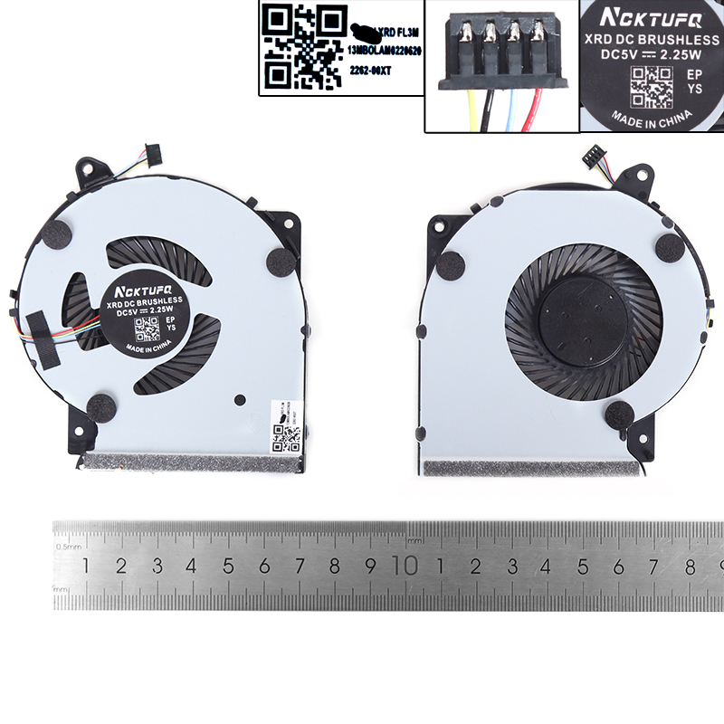 Picture of New Replacement CPU Cooling Fan For ASUS X409U X509U F Y5200 FL8700D M509D（High copy） N/A